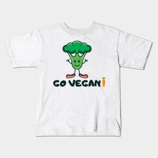 Go vegan! t-shirt Kids T-Shirt